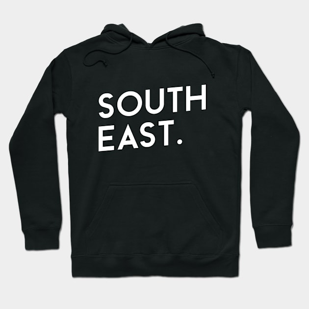 SOUTH EAST Minimal Hoodie by JovanGraphics